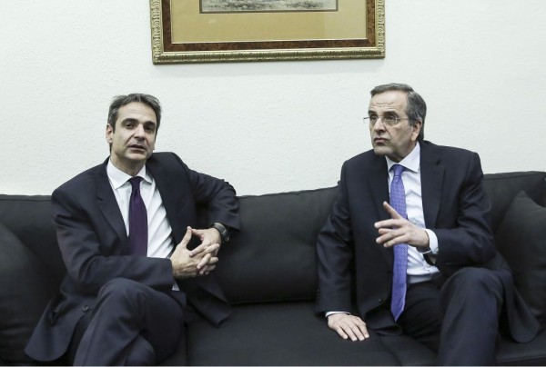 Με καλή διάθεση συναντήθηκαν Κυριάκος μητσοτάκης και Αντώνης Σαμαράς INTIME NEWS/ΛΙΑΚΟΣ ΓΙΑΝΝΗΣ