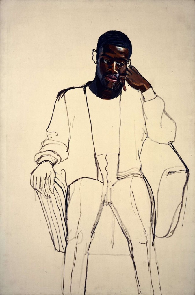 Alice Neel (American, 1900–1984) | James Hunter Black Draftee | 1965 | COMMA Foundation, Belgium. © The Estate of Alice Neel 