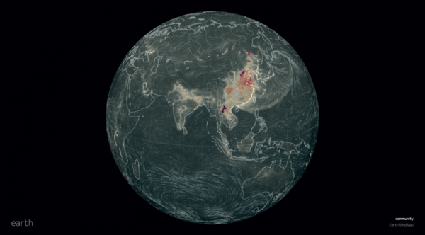 Ο χρήστης μπορεί να επιλέξει τι θέλει να δει, πέρα από τους ανέμους που τριγυρίζουν στην Γη (Κάμερον Μπεκάριο)
