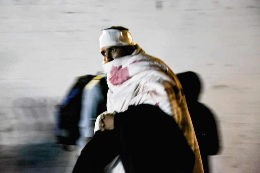 Ενας χτυπημένος άνδρας