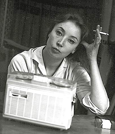 20060915 - ROMA - SPE - ORIANA FALLACI E' MORTA A FIRENZE. Oriana Fallaci in una foto del 5 luglio 1963. Oriana Fallaci e' morta la notte scorsa in un ospedale di Firenze. Aveva 77 anni. Soffriva di un male incurabile. ANSA - KRZ
