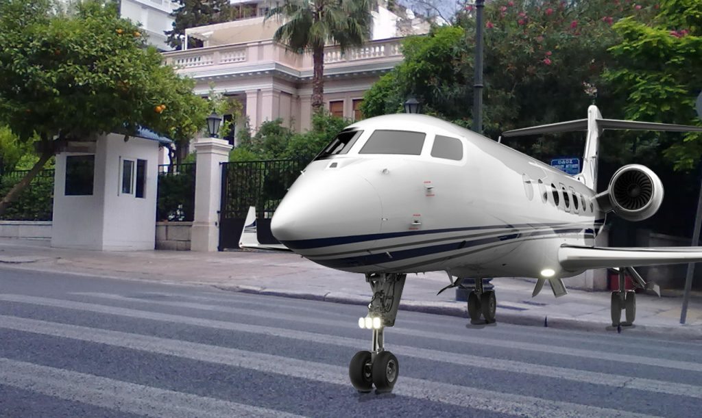 Ενα «αέρα» Αβάνας έφερε στην φιλήσυχη Ηρώδου Αττικού το πρωθυπουργικό Gulfstream