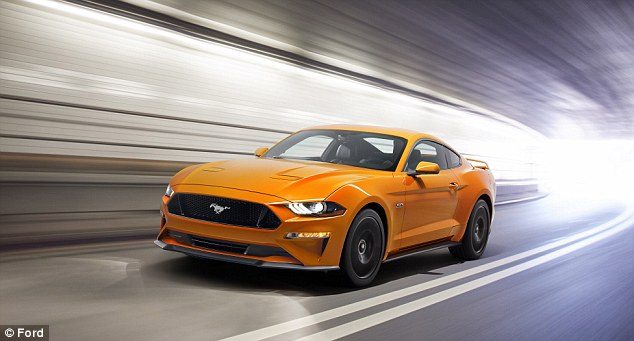 Στο εικονιζόμενο μοντέλο Ford Mustang 2018 θα τοποθετηθεί σύστημα προστασίας πεζών. Credit: Ford