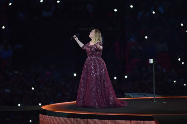 Adele performs at Wembley Stadium on June 28, 2017 in London, England.