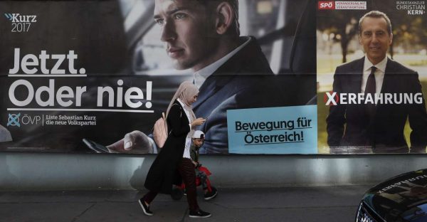 Οπου κι αν γυρνούσες το βλέμμα σου στην Αυστρία, παντού έβλεπες αφίσες του (REUTERS/Heinz-Peter Bader)