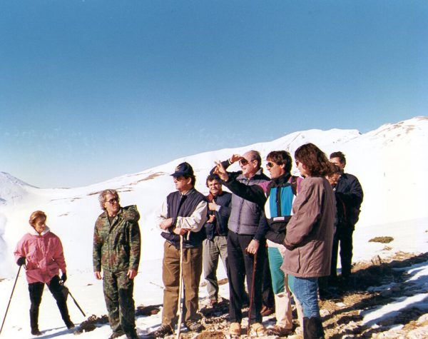 O Κωνσταντίνος Μητσοτάκης στα Λευκά Ορη (facebook)