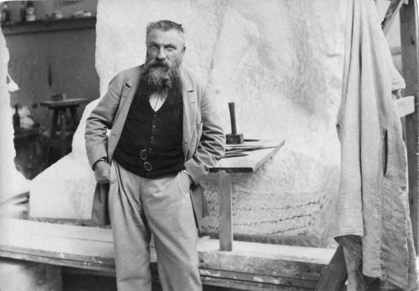 Ο Ροντέν στο στούντιό του, το 1898