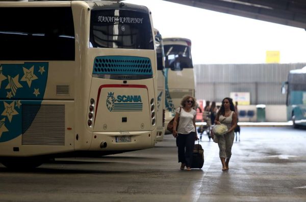 Τα ΚΤΕΛ στον Κηφισό (Στεφάνου Στέλιος/IntimeNews)