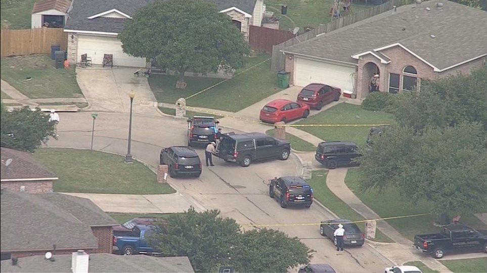 Το σημείο του συμβάντος, από ψηλά (twitter)