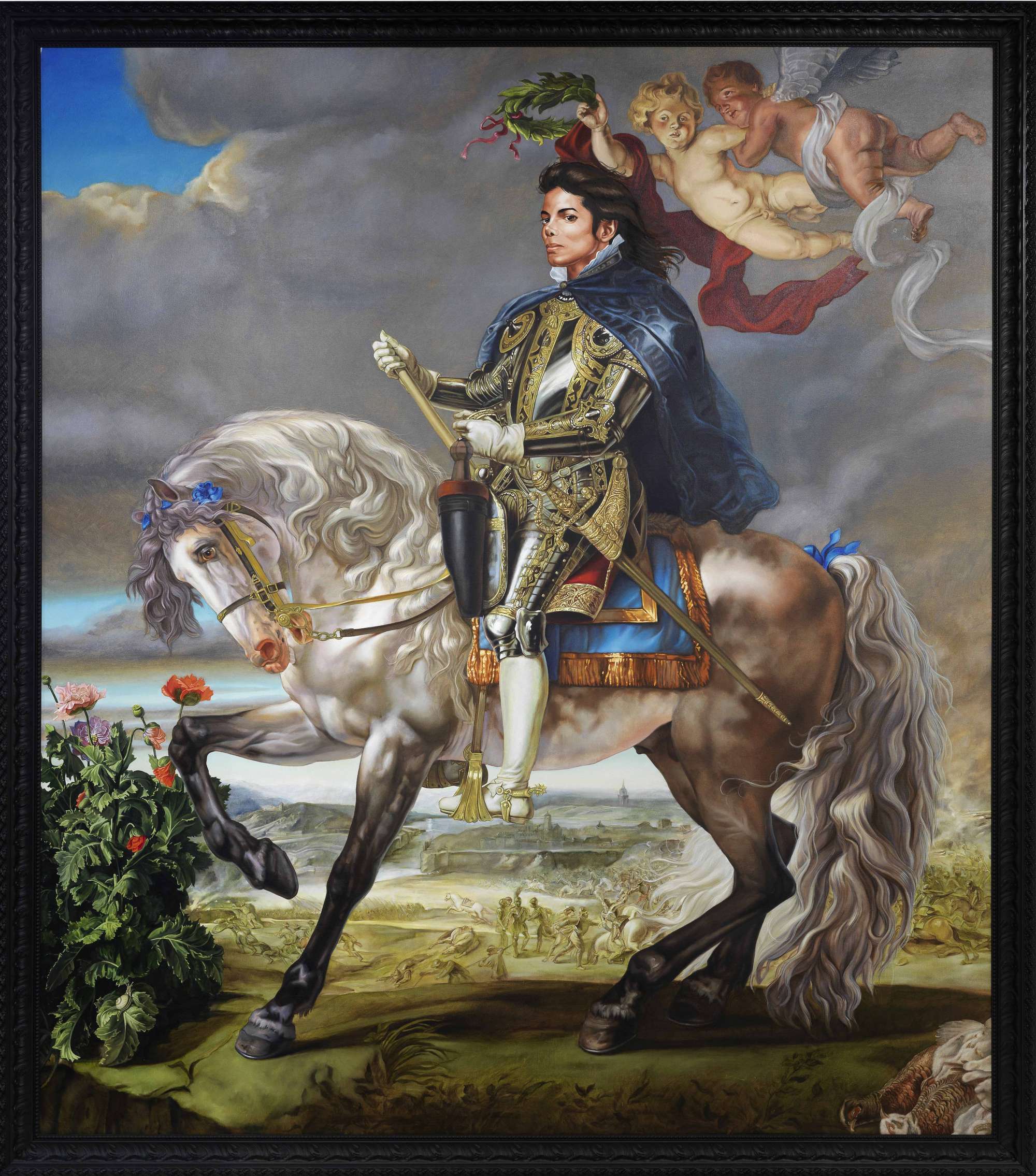 Equestrian Portrait of King Philip II (Michael Jackson), 2010 by Kehinde Wiley.