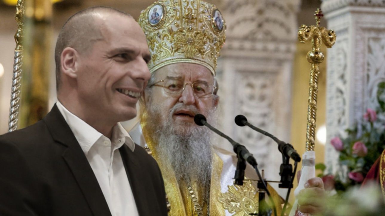 Guest εμφάνιση με δωρεάν κήρυγμα δίπλα στον Άνθιμο, έκανε ο Γιάνης Βαρουφάκης