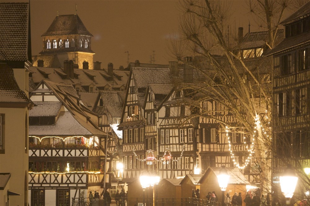 Η παραδοσιακή εικόνα του χριστουγεννιάτικου Στρασβούργου (Villede Strasbourg)