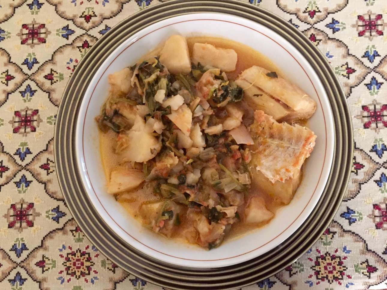 Μπακαλιάρος με πράσο και σέλερι, της μαμάς μου