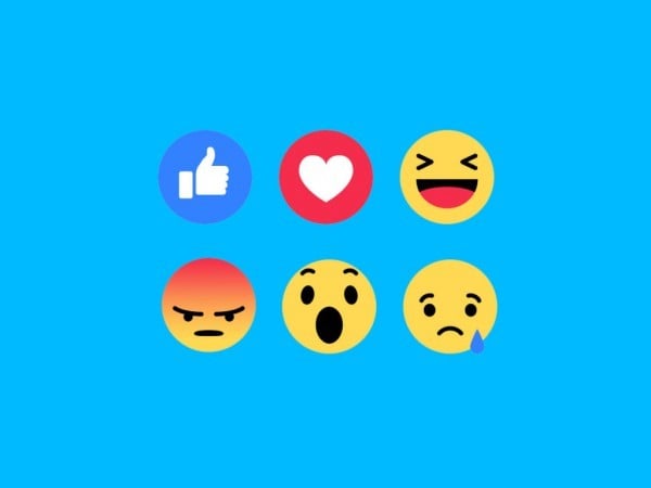 Οι «αντιδράσεις» του Facebook έχουν στενή ομοιότητα με αρκετούς χαρακτήρες κωδικοποίησης Unicode, με κάποιες μικρές επεμβάσεις εδώ και εκεί.