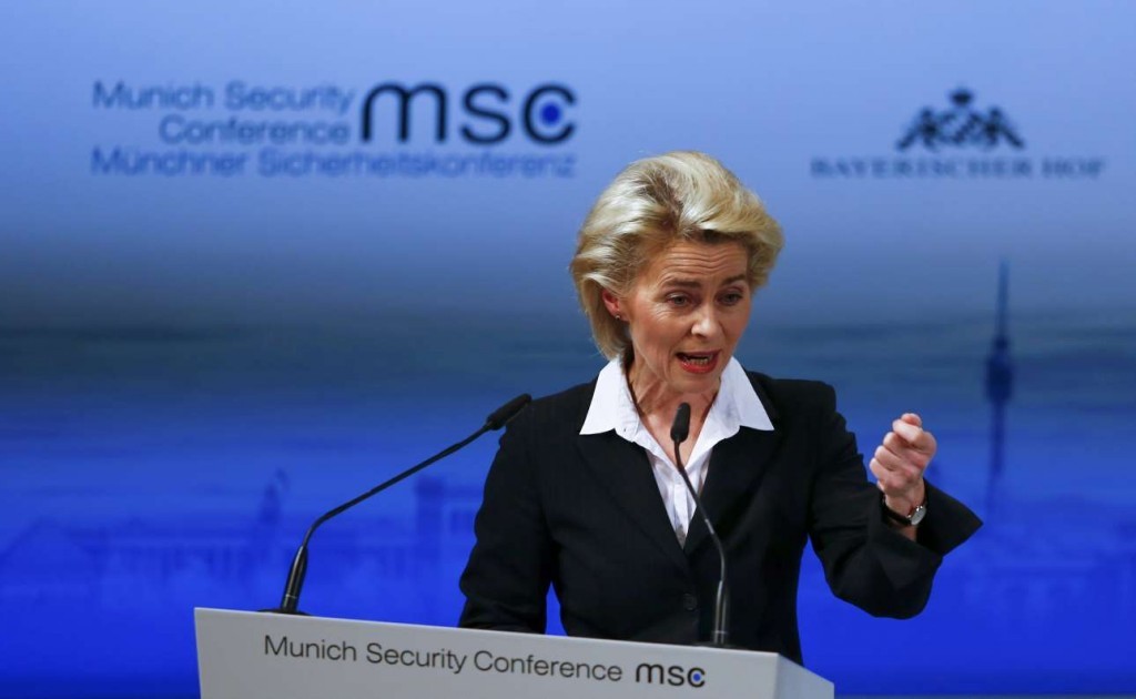 Η υπουργός Αμυνας της Γερμανίας Ούρσουλα φον ντερ Λέιεν REUTERS/Michael Dalder