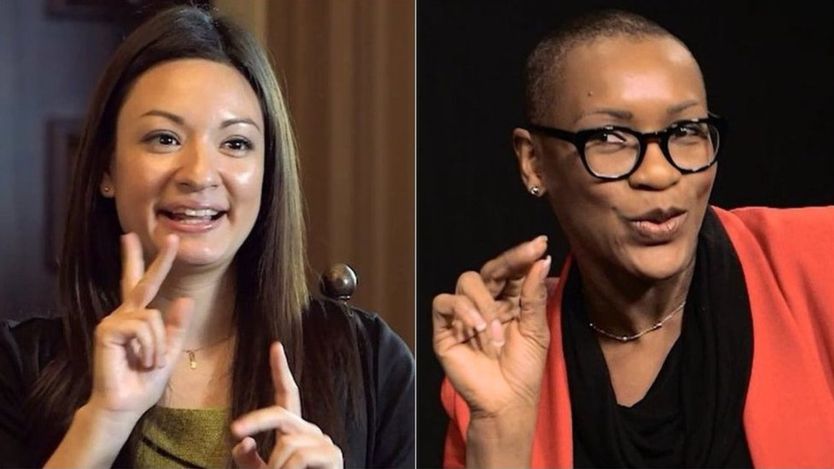 Οι δύο ακτιβίστριες που μιλούν με τον Ομπάμα στη νοηματική