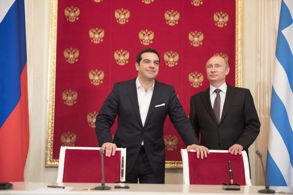 Vladimir Putin, Alexis Tsipras, joined press conference in Kremlin, Moscow, Russia on April 8, 2015. / Βλαντιμίρ Πούτιν, Αλέξης Τσίπρας, κοινή συνέντευξη τύπου στο Κρεμλίνο, Μόσχα, Ρωσία στις 8 Απριλίου 2015.