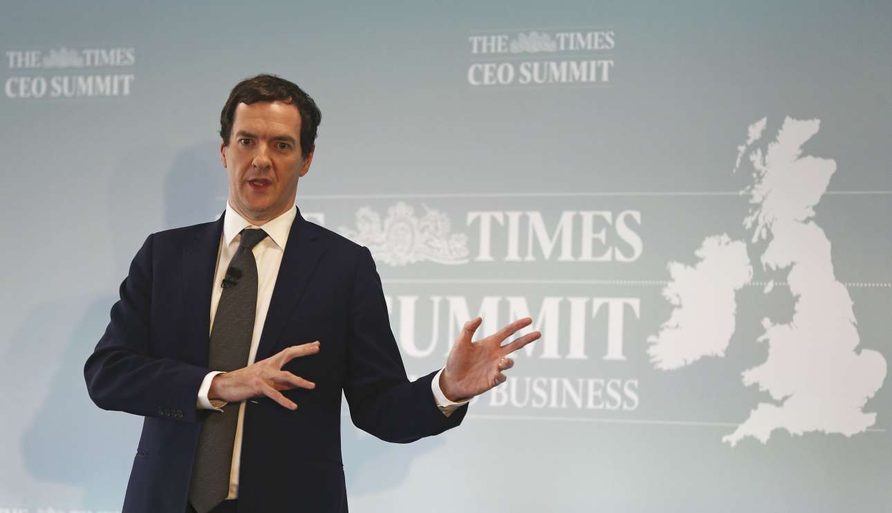 Αποχωρεί από την πολιτική -για την ώρα- ο Τζορτζ Οσμπορν