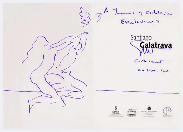 Calatrava-Σκίτσο με Γιάννη+Ευδοκία 2001 α