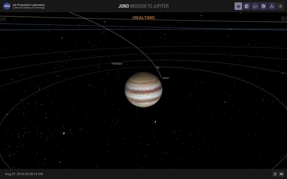 Το Juno «ψηλαφίζει» τα νέφη του Δία