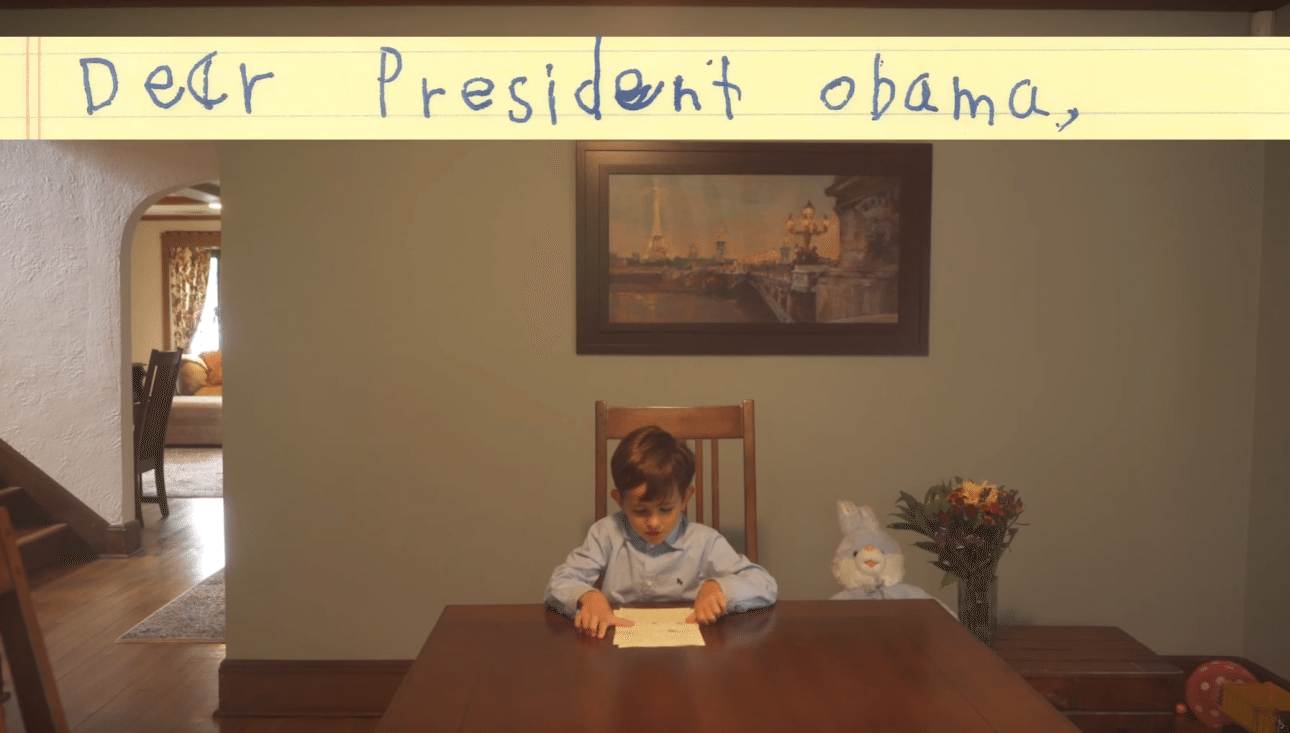 Εξάχρονος γράφει στον Ομπάμα για τον μικρό Ομράν από τη Συρία