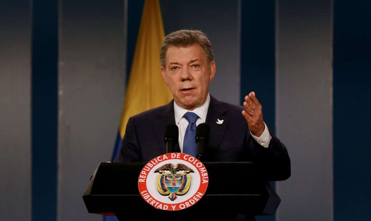 «Πολιτικό» μήνυμα με το Νομπέλ Ειρήνης στον πρόεδρο της Κολομβίας