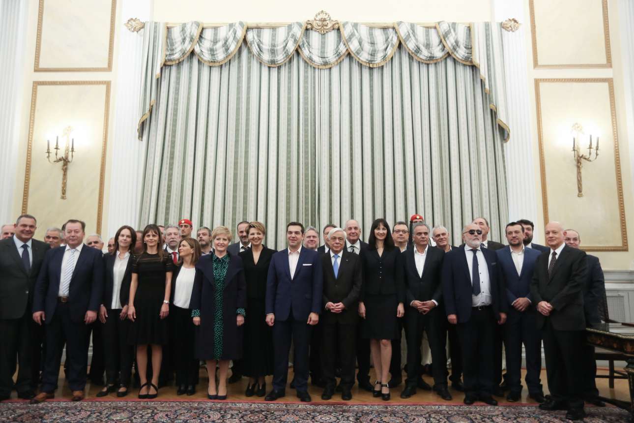 Η ορκωμοσία της νέας κυβέρνησης