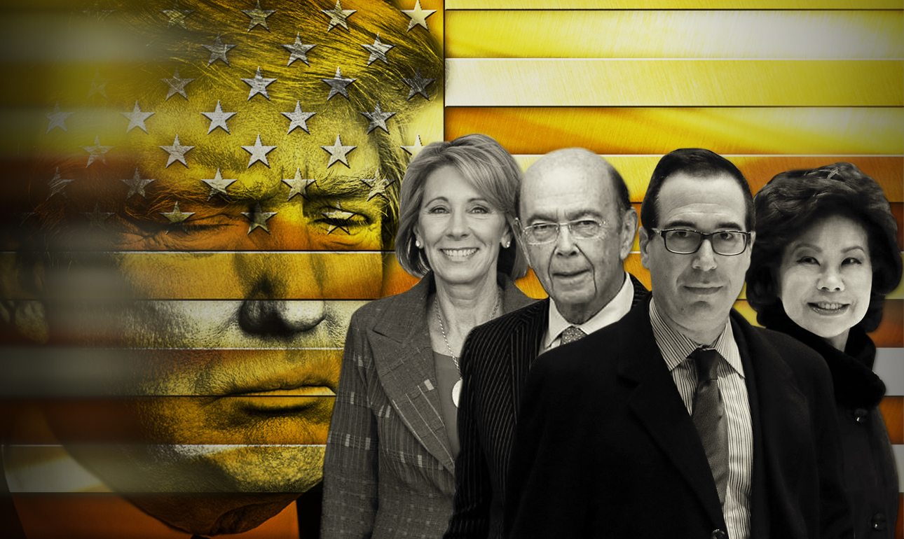 Ολοι οι (εκατομμυριούχοι) άνθρωποι του προέδρου Τραμπ