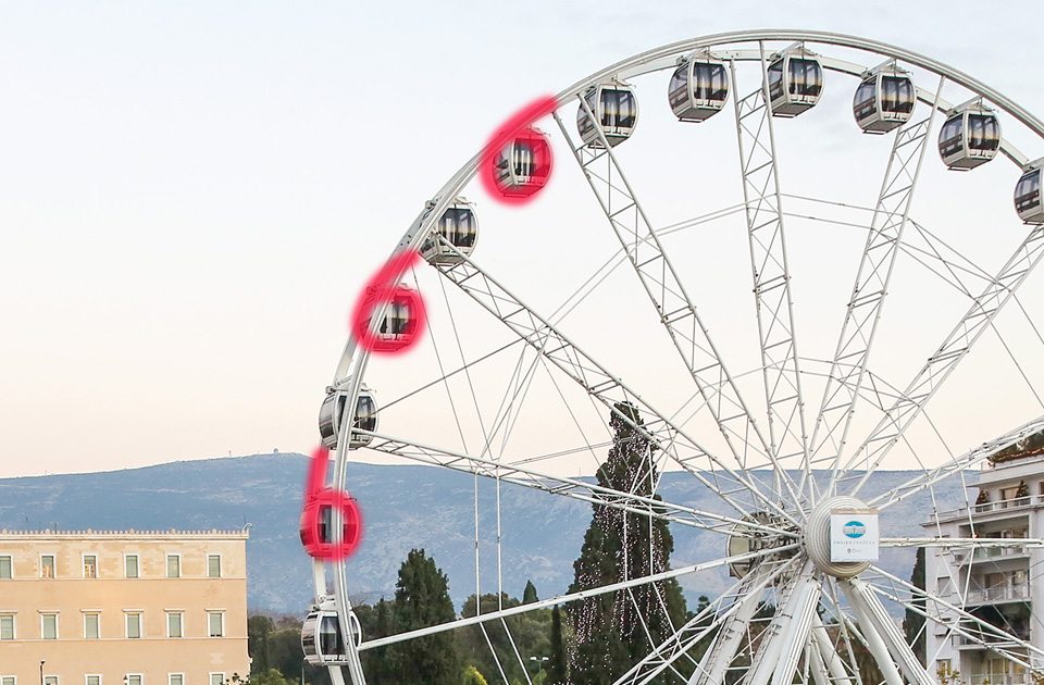 Σύμβολα του Αντίχριστου πάνω στη Ρόδα του Καμίνη!