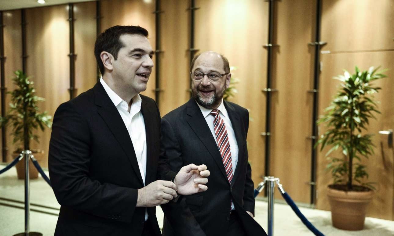 Ο «καγκελάριος» Σουλτς θα ήθελε τον Τσίπρα αλλά όχι τον Καμμένο