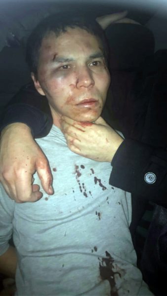 The alleged attacker of Reina nightclub, who is identified as Abdulgadir Masharipov, is seen after he was caught by Turkish police in Istanbul, Turkey, late January 16, 2017, in this photo provided by Dogan News Agency. Dogan News Agency (DHA)/via REUTERS
