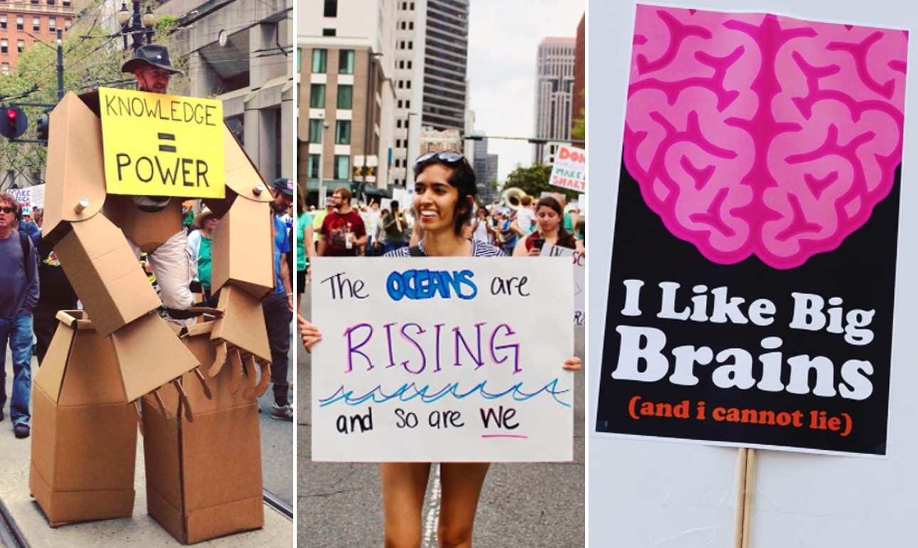 Πορείες διαμαρτυρίας για την Eπιστήμη και την κλιματική αλλαγή