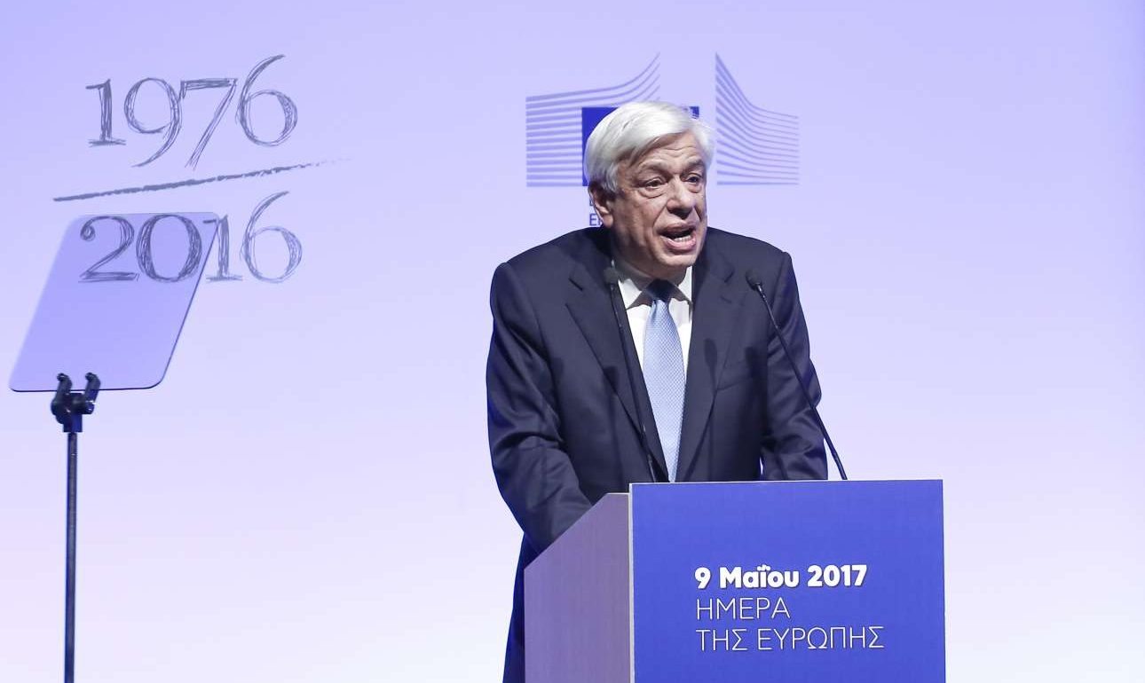 Παυλόπουλος: «Οι λαοί να μη λησμονούν την υπεράσπιση του ευρωπαϊκού οικοδομήματος»