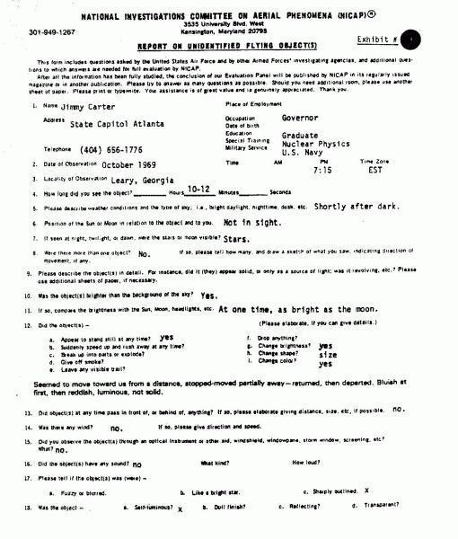 Jimmy-Carter-UFO-Report