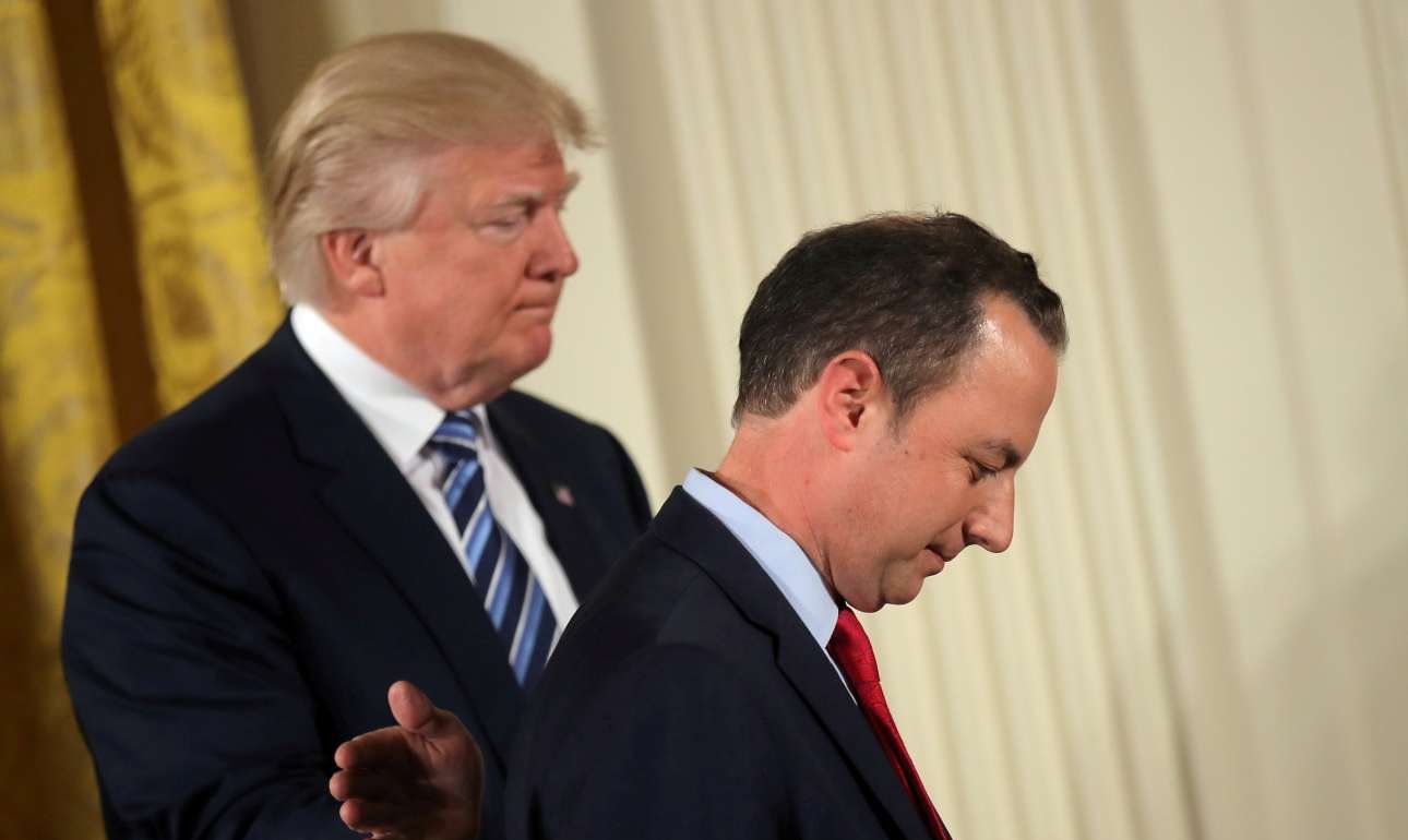 Ο Τραμπ έδιωξε τον Πρίμπους από τον Λευκό Οίκο!