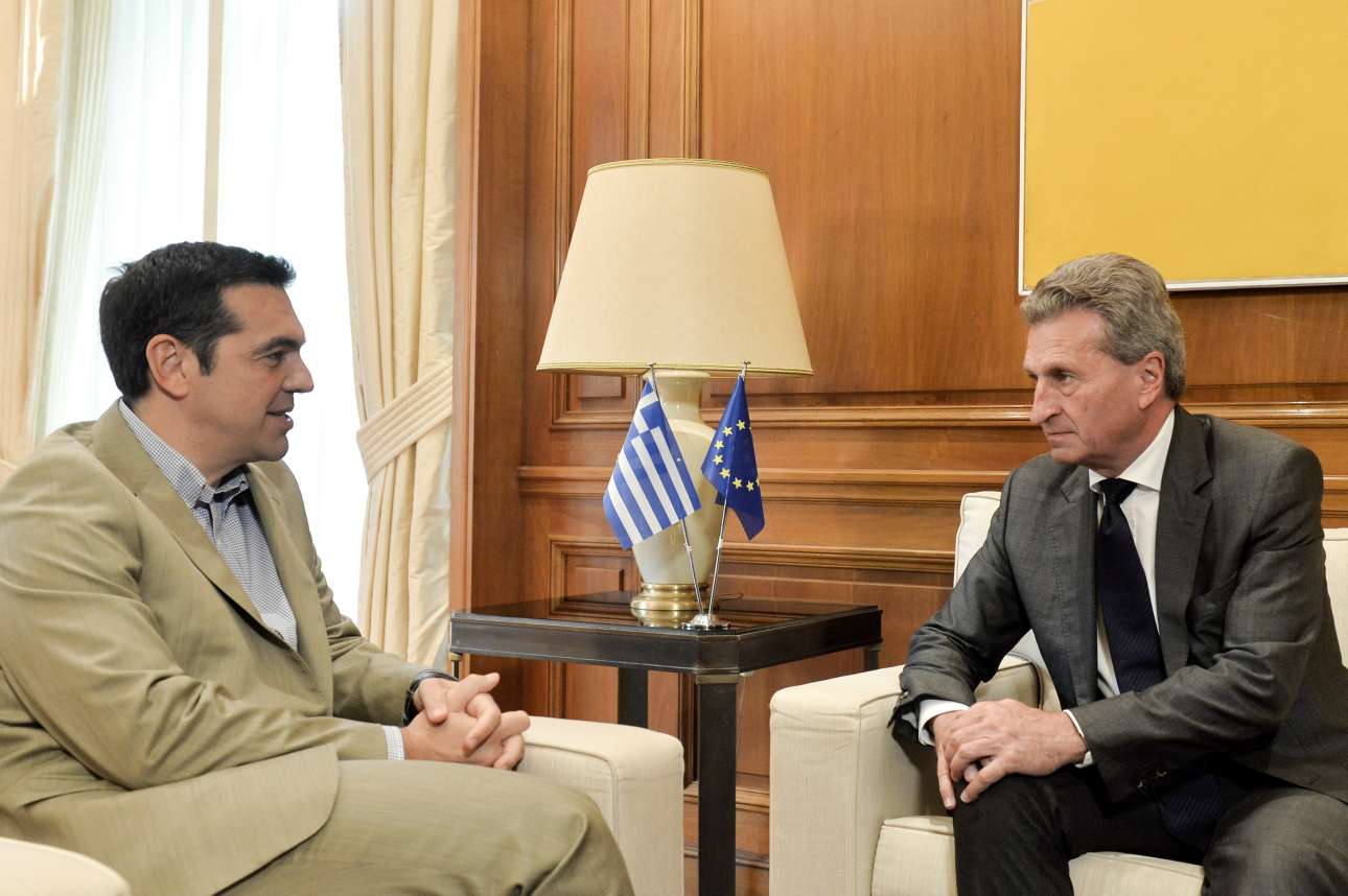 Στο επίκεντρο της συνάντησης Τσίπρα-Ετινγκερ ο προϋπολογισμός της ΕΕ