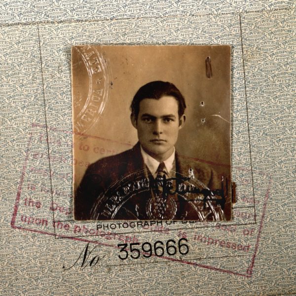 EH-C6143D Ernest Hemingway, 1923 Passport. Ernest Hemingway Collection, John F. Kennedy Presidential Library and Museum, Boston.