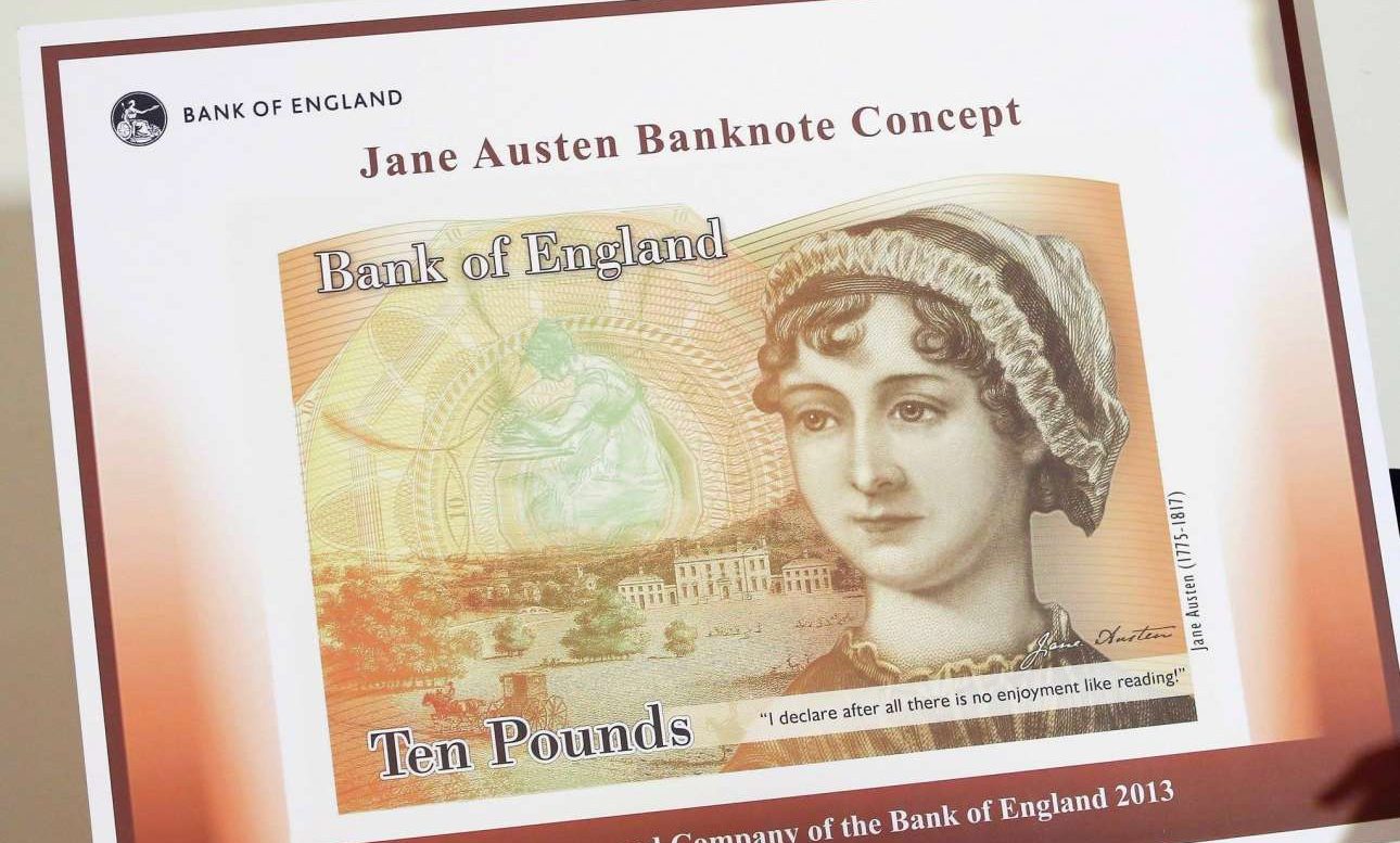 Η Τζέιν Οστιν και η «ευτυχία της ανάγνωσης» στο νέο 10λιρο των Βρετανών