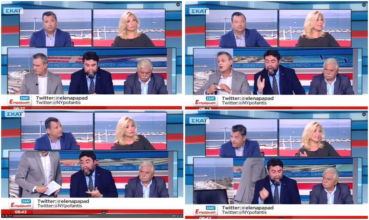 Αποχώρησε από το πάνελ του ΣΚΑΪ ο Βέττας για τα sms Τσίπρα-Βαρουφάκη