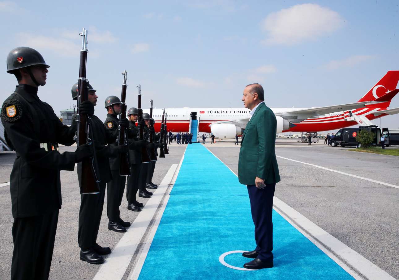 Χωρίς τους «μπράβους» του ο Ερντογάν στη Νέα Υόρκη