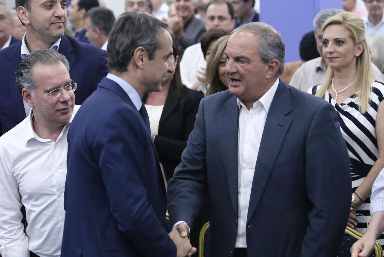 Τα είπαν ενόψει ΔΕΘ Κυριάκος Μητσοτάκης και Κώστας Καραμανλής