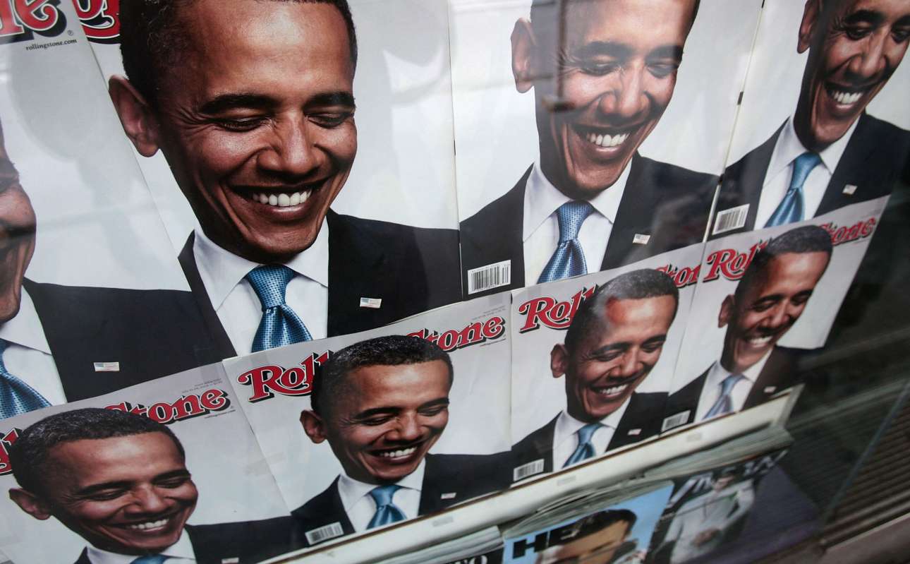 Πωλητήριο για το εμβληματικό περιοδικό Rolling Stone