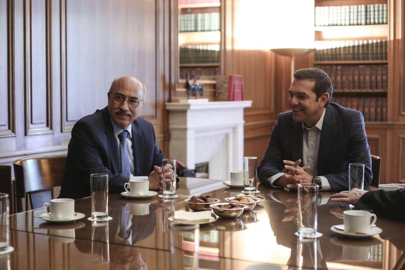 Εθιμοτυπική συνάντηση Τσίπρα με τη νέα ηγεσία του Αρείου Πάγου