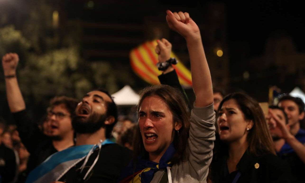 Καταλονία: 90,18% ψήφισε ανεξαρτησία, αλλά το 57% δεν πήγε στις κάλπες