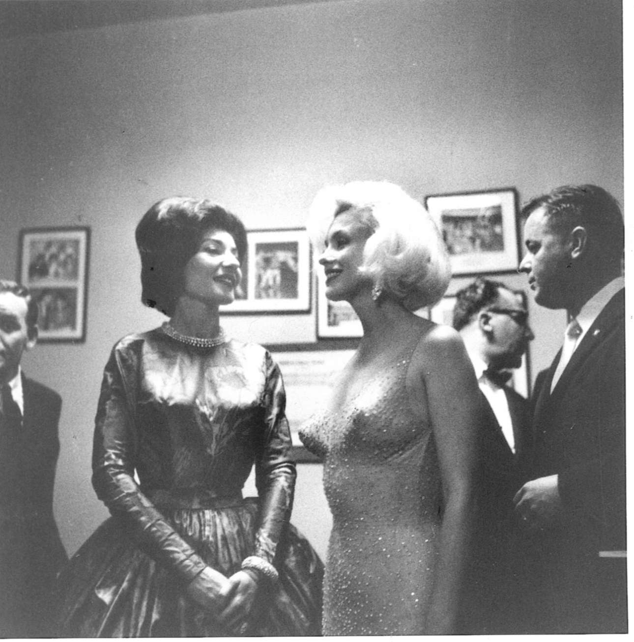 Με την Μέριλιν Μονροέ στο πάρτι γενεθλίων του Τζον Κένεντι, το 1962