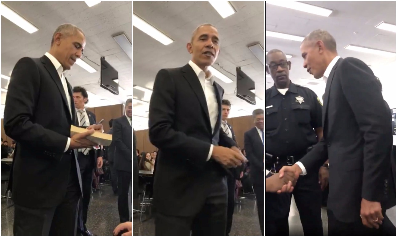 Ο Μπαράκ Ομπάμα παρουσιάστηκε στο δικαστήριο ως ένορκος