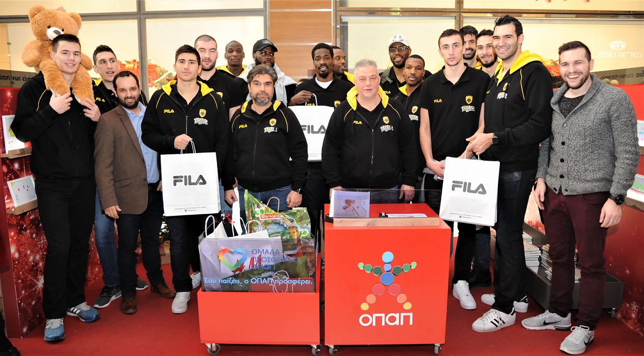 Σύσσωμη η KAE ΑΕΚ στα Ευχοστολίδια του ΟΠΑΠ