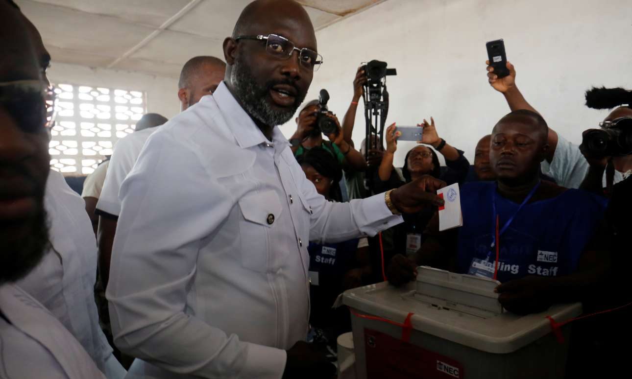 Νέος πρόεδρος της Λιβερίας ο άλλοτε άσος της Μίλαν Τζορτζ Γουεά