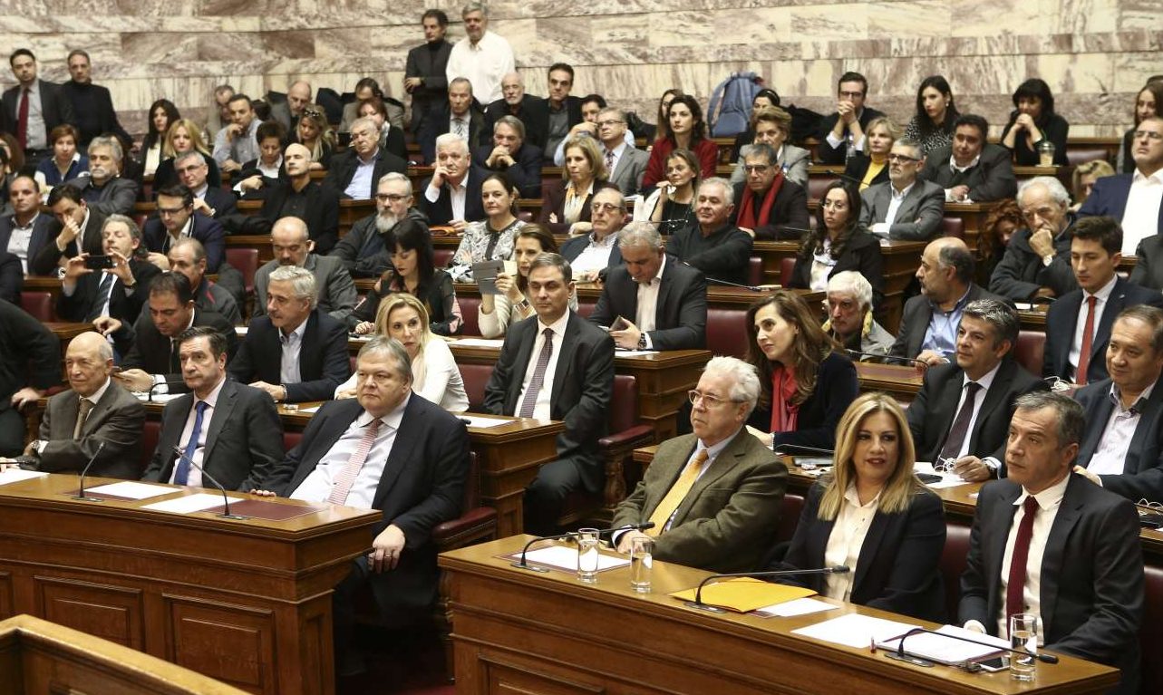 Ηταν (σχεδόν) όλοι εκεί: Πρώτη κοινή συνεδρίαση ΚΟ ΔΗΣΥ και Ποταμιού (εικόνες)