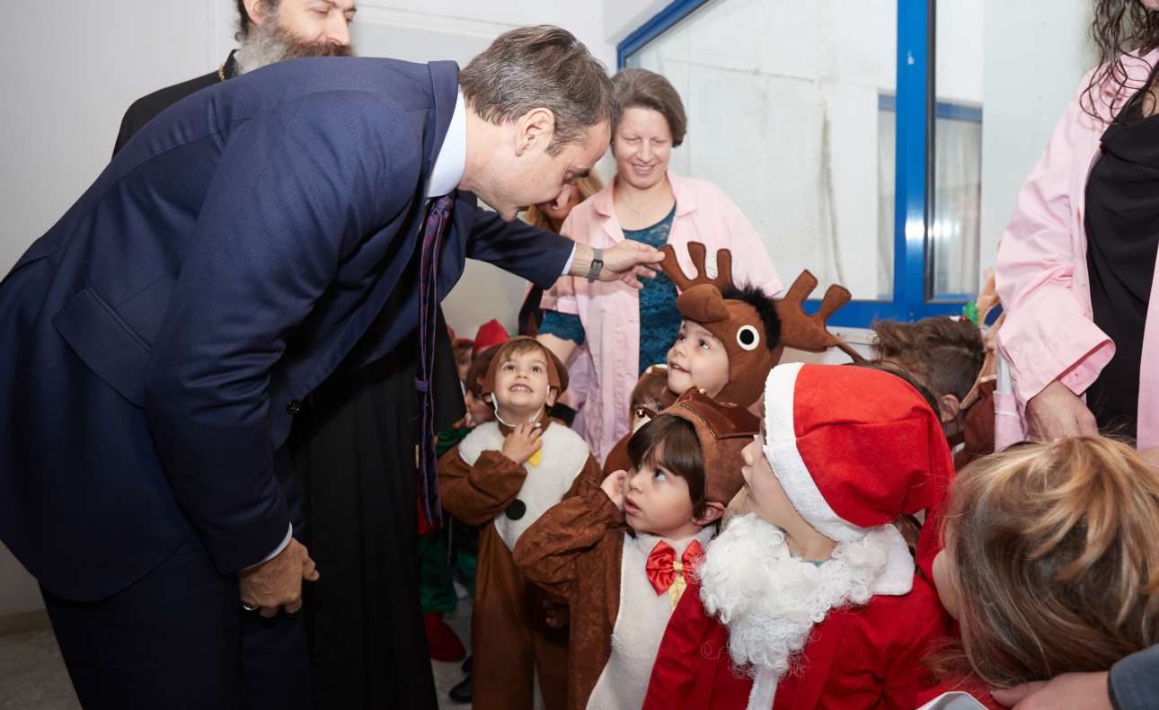 Οταν ο Κυριάκος Μητσοτάκης συνάντησε τη μεθεπόμενη γενιά